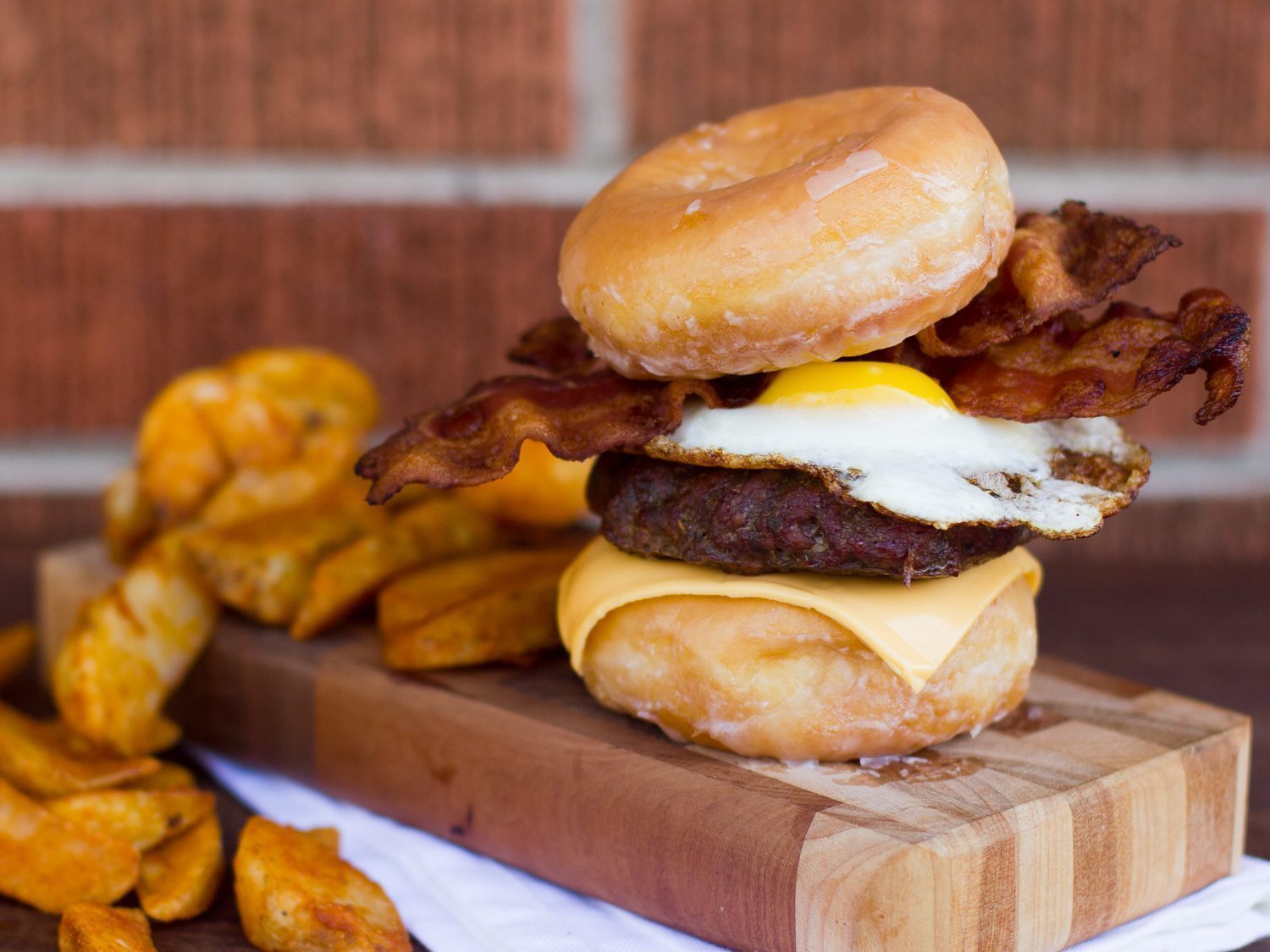 Smoked Donut Burger